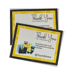 Physical Thank You Cards, Shipping Supplies, Packaging,Small Business